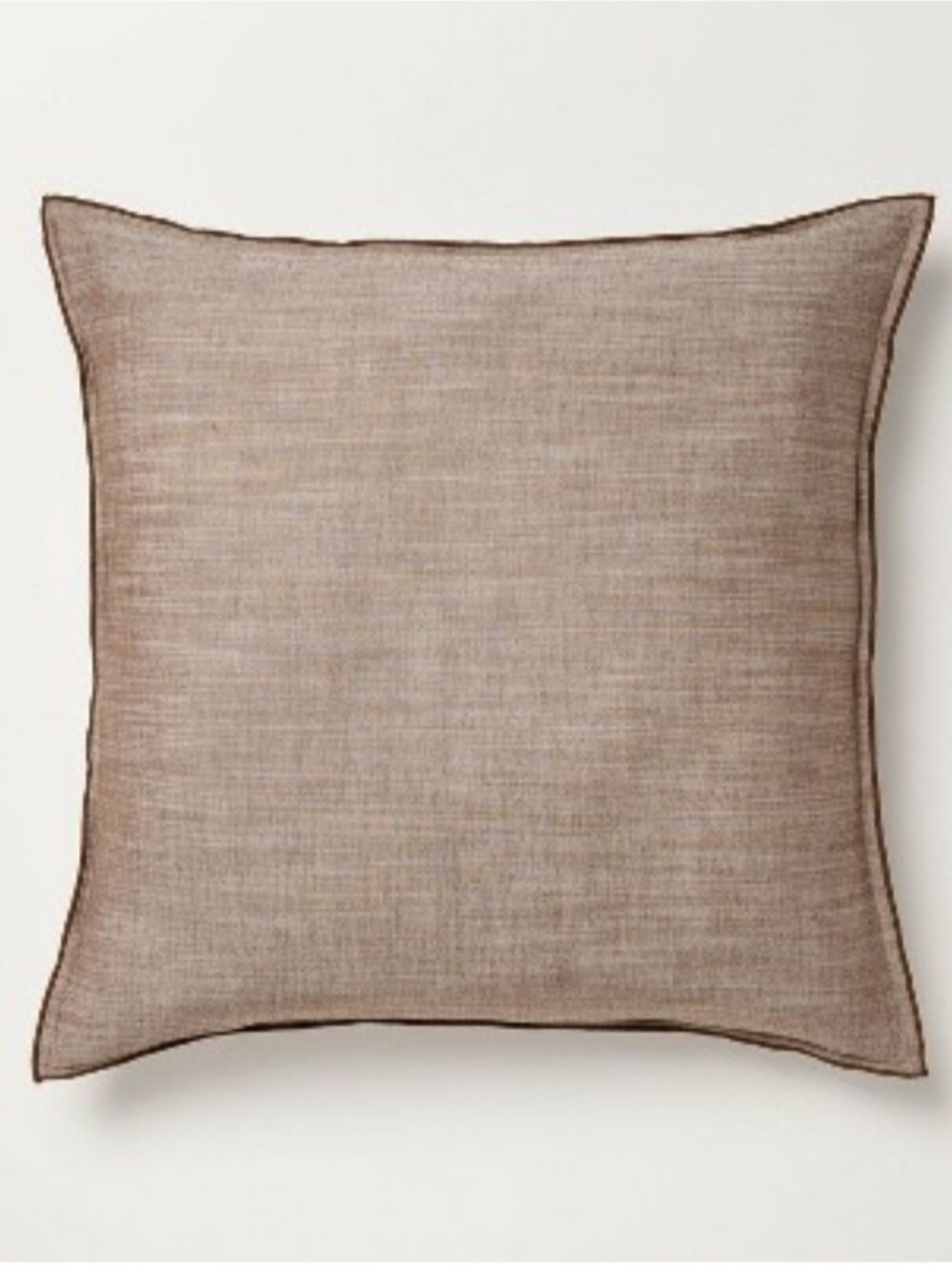 26"x26" Euro Square Throw Pillow Brown - Hearth & Hand with Magnolia